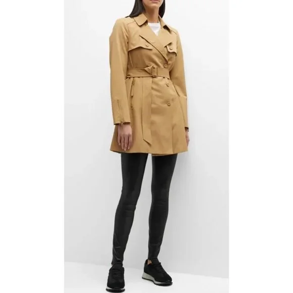 BLANC Noir Classic Trench Coat NWT Size S & XL - Picture 2 of 14